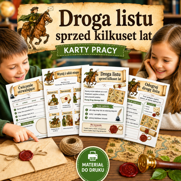 Droga listu sprzed kilkuset lat