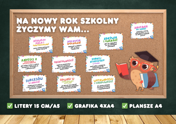 NA NOWY ROK SZKOLNY, ŻYCZYMY WAM... - Gazetka szkolna