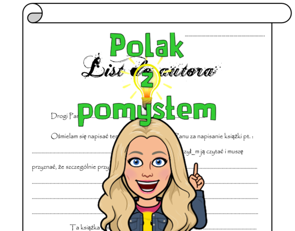 List do autora lektury