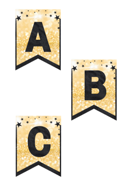 Girlanda- cały alfabet