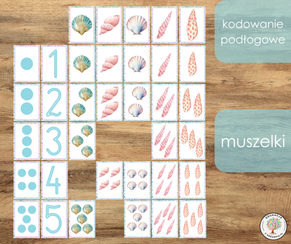 Kodowanie podłogowe - muszelki