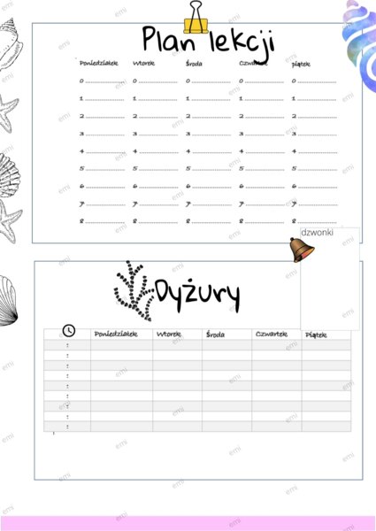 Kalendarz/ Planer Nauczyciela