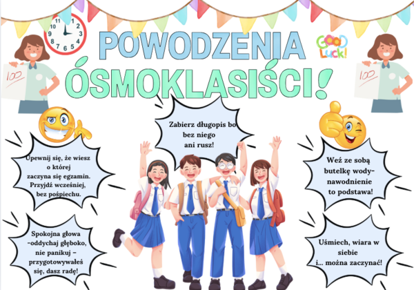 Egzamin bez stresu! – Kolorowa dekoracja wspierająca uczniów 🧠❤️ | Zestaw XXL – aż 57 stron do druku! 🎓🖨️