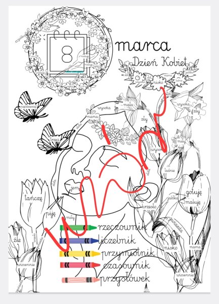 Dzień Kobiet - części mowy