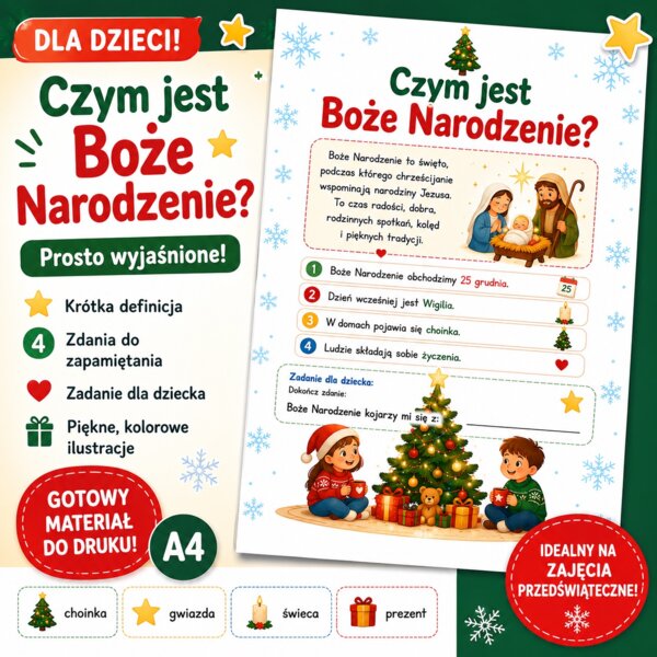 Boże Narodzenie - święto narodzin Jezusa