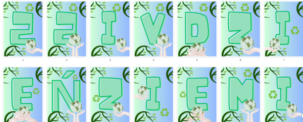 Światowy Dzień Ziemi - girlanda