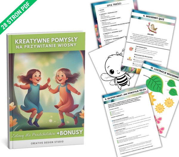 Kreatywne Pomysły na przywitanie Wiosny- Gry i Zabawy dla Przedszkolaków.