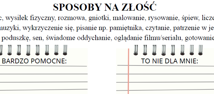 Sposoby na złość