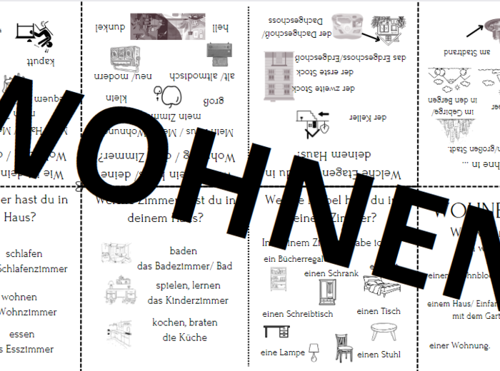 leporello - WOHNEN - język niemiecki