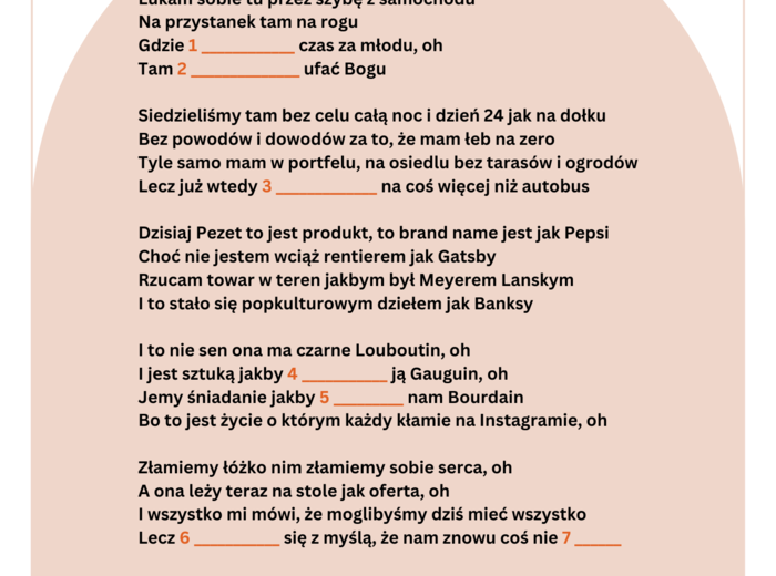 Powtórka z czasu przeszłego i trybu przypuszczającego z Pezetem – „Dom nad wodą”