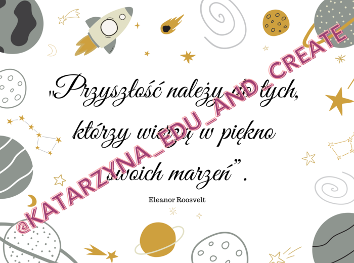 Plakaty-kupony z cytatami - koniec roku szkolnego