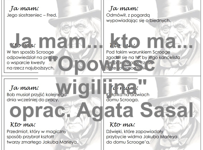 Ja mam... kto ma... Opowieść wigilijna