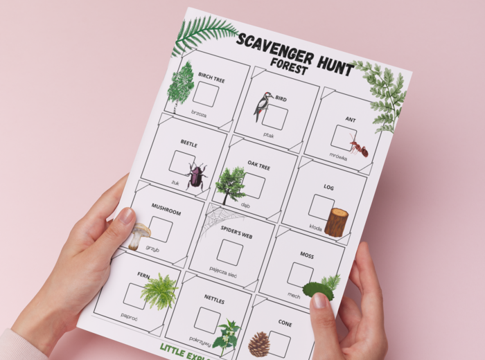 Palm house/forest scavenger hunt - poszukiwania w palmiarni lub w lesie