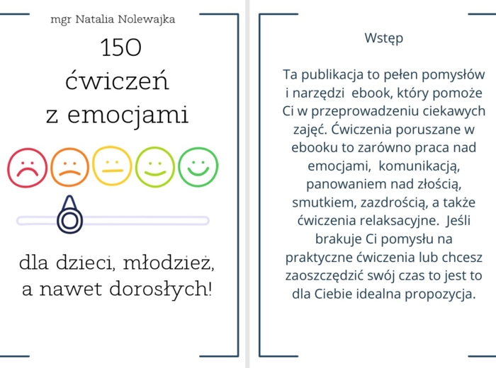 150 ćwiczeń z emocjami dla dzieci i młodzieży