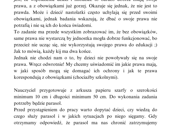 Projekt "STOP przemocy!" dla przedszkola i szkół podstawowych