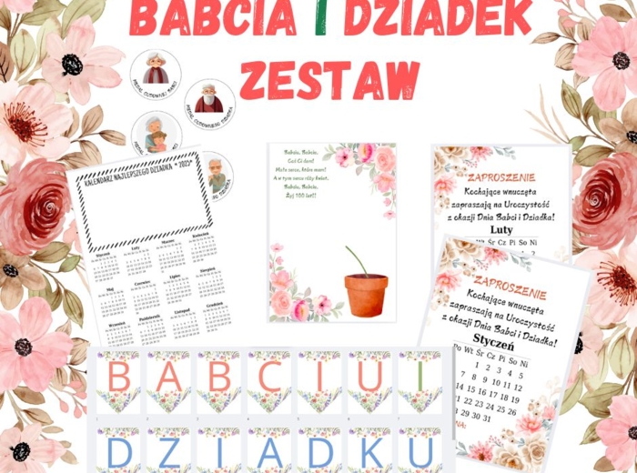 Dzień Babci i Dziadka - ZESTAW