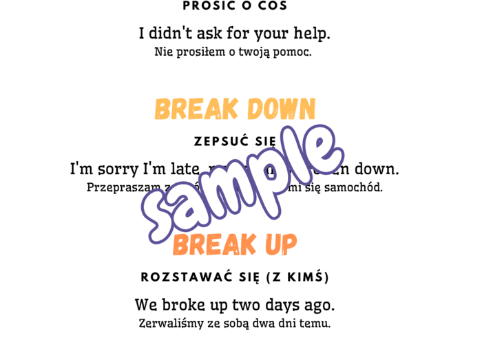 PHRASAL VERBS E8 z Buzzy English - Anna Nowacka
