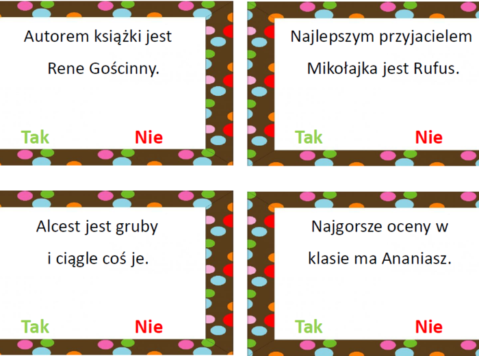 "Mikołajek" TAK czy NIE?