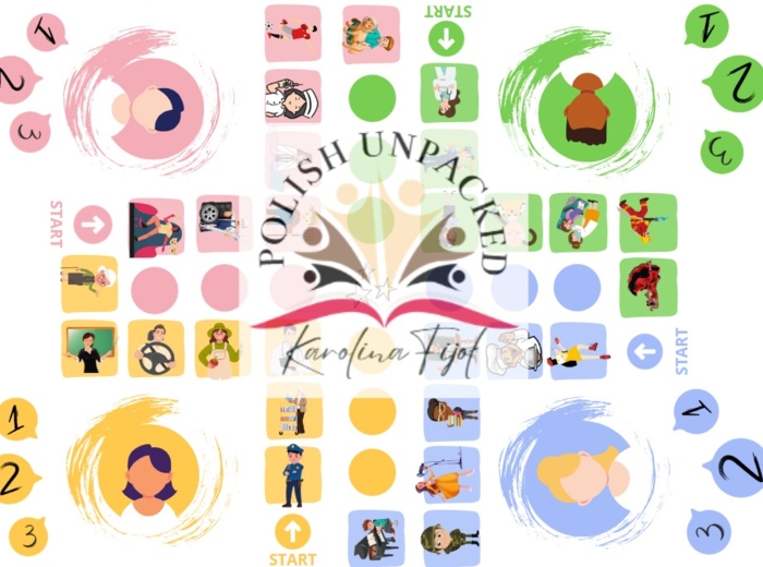 Gra chińczyk, nazwy zawodów, język polski jako obcy