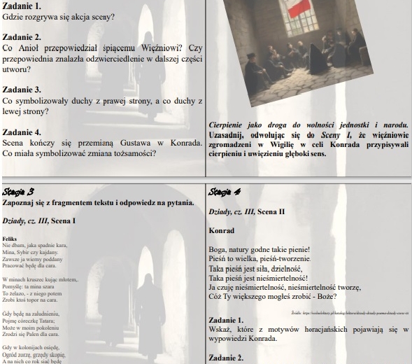 Stacje zadaniowe dla liceum - zestaw