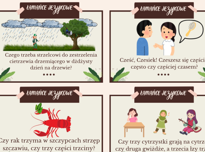 Ilustrowane łamańce językowe