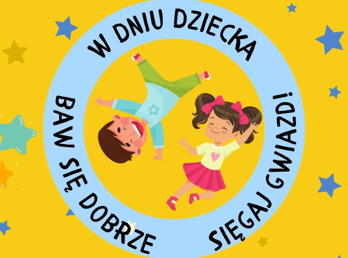 Dzień dziecka, prawa dziecka, karty pracy, plakat XXL