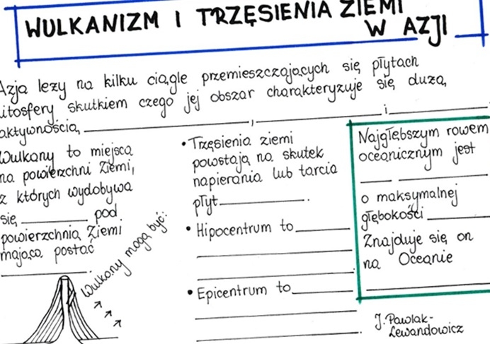 Wulkany i trzęsienia ziemi w Azji - KP