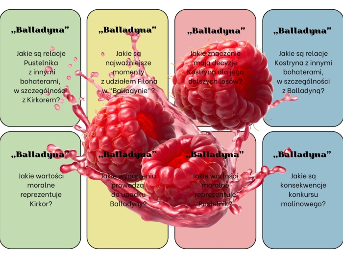 Fiszki do "Balladyny"- odkrywamy literacką klasykę z nowym narzędziem