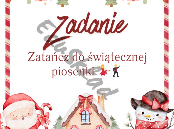 🎅 Kalendarz Adwentowy z Zadaniami – zestaw 54 kart dla dzieci