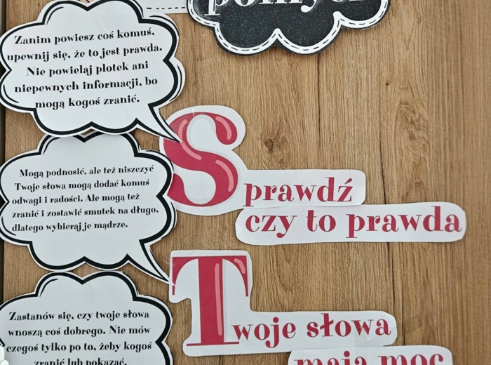 Gazetka - słowa mają moc
