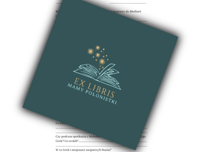 Zakładki lekturowe - ,,W pustyni i w puszczy"