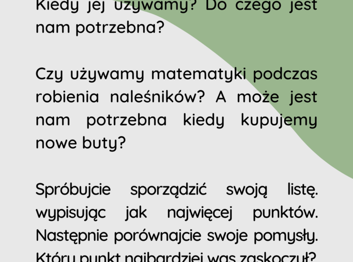 Matematyka kreatywnie