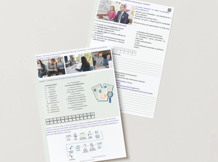 Praca rekrutera 🧑🏻‍💻 – gotowa lekcja B2-C1 🗣️🖊️