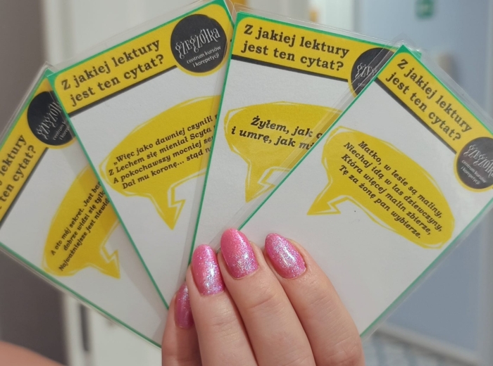 W cieniu lektur - gra dydaktyczna dla klas 7-8