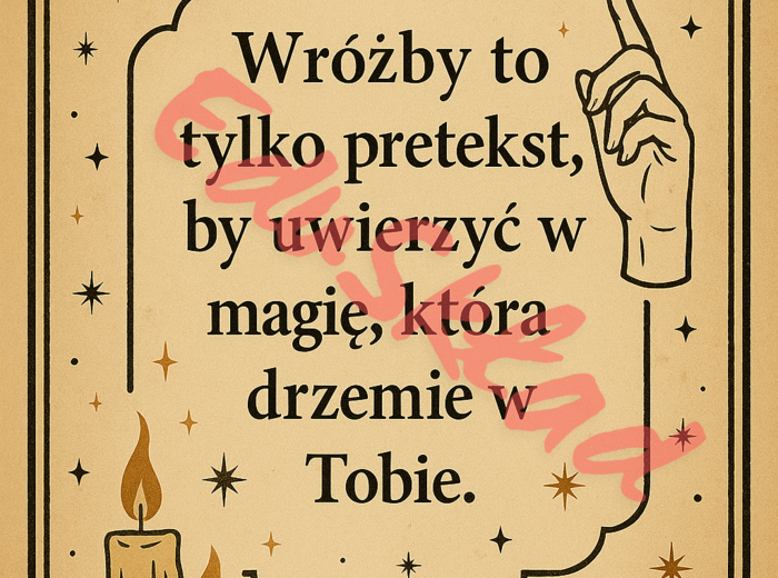 🪄 Andrzejkowa Strefa Wróżb – zestaw plakatów i wróżb dla szkoły