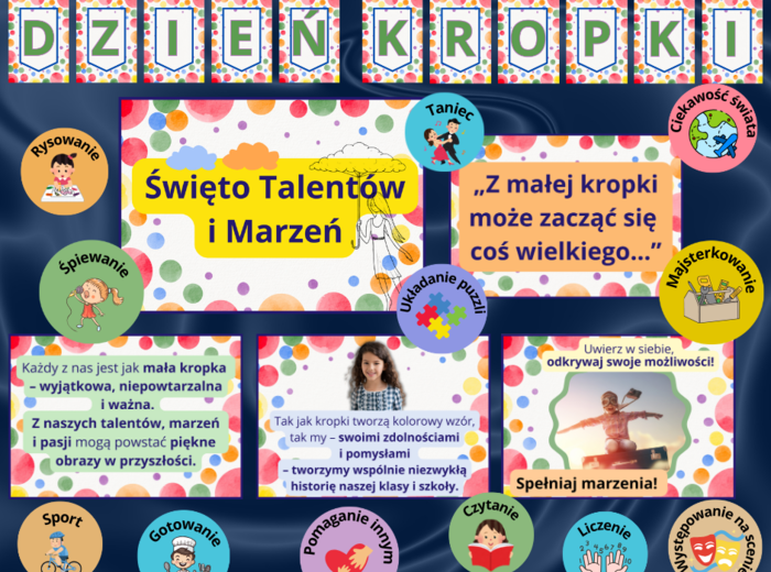 Zestaw edukacyjny „Święto Talentów i Marzeń – Dzień Kropki”