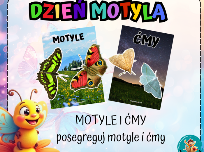 DZIEŃ MOTYLA - PREZENTACJA + PAKIET MATERIAŁÓW