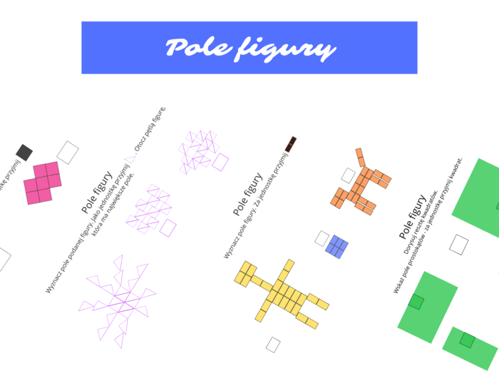 Zestaw kart pracy: Pola figur