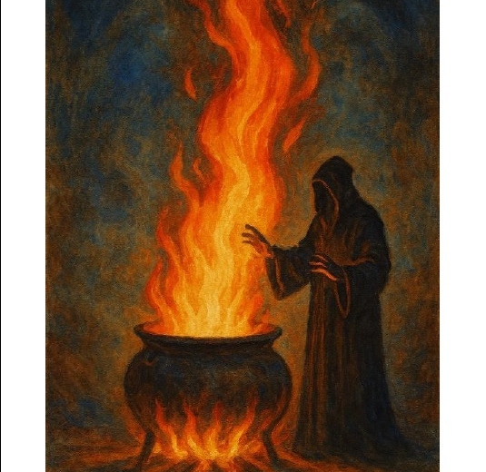 Ilustracje do "Dziadów, cz. II" - storytelling