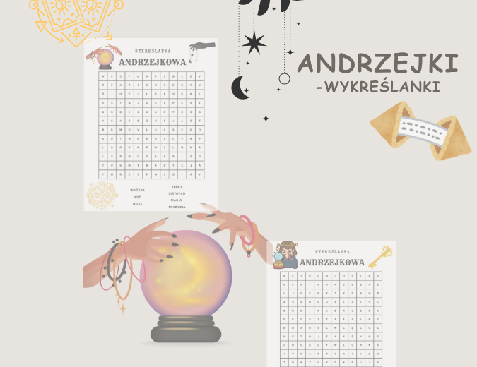 Andrzejkowe wykreślanki