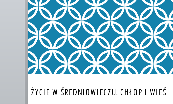 Życie w średniowieczu. Chłop - prezentacja