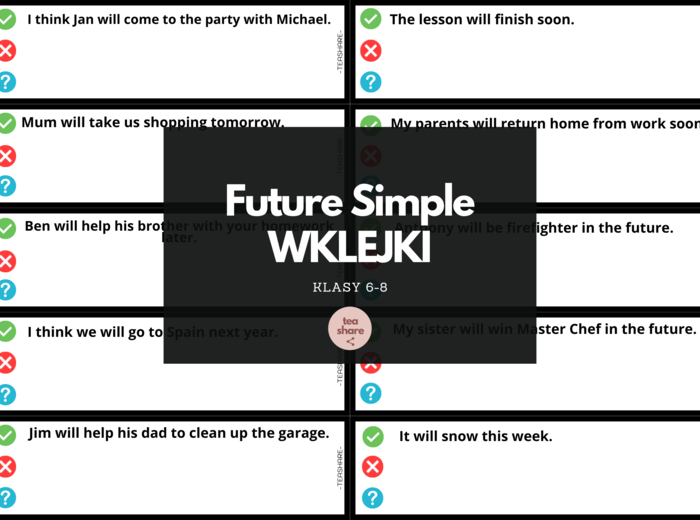 Future Simple - wklejki