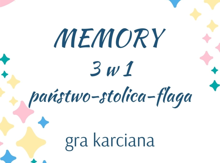 Memory - 3 w 1 - państo-stolica-flaga