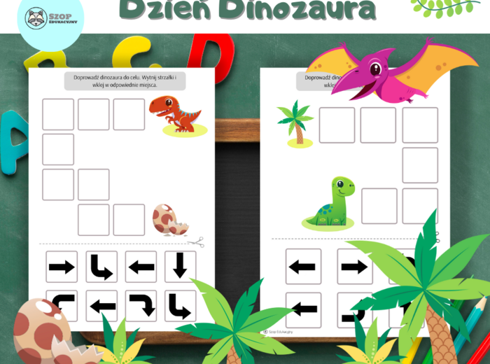 Dzień Dinozaura. Dinozaury. Zestaw zadań. Dyplom