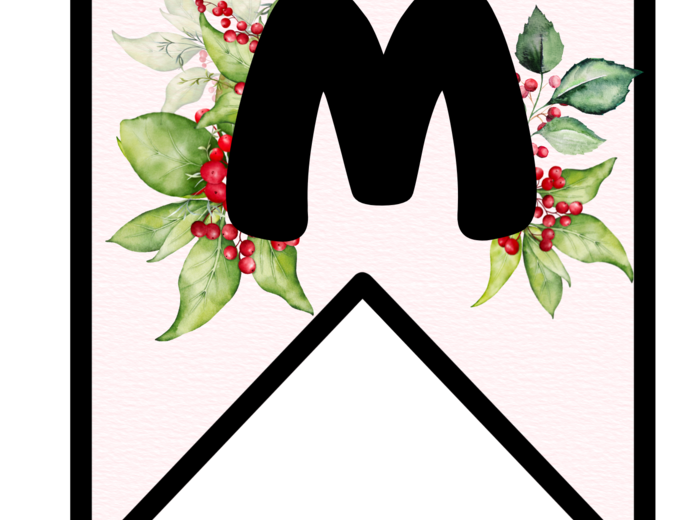 Napis MERRY CHRISTMAS