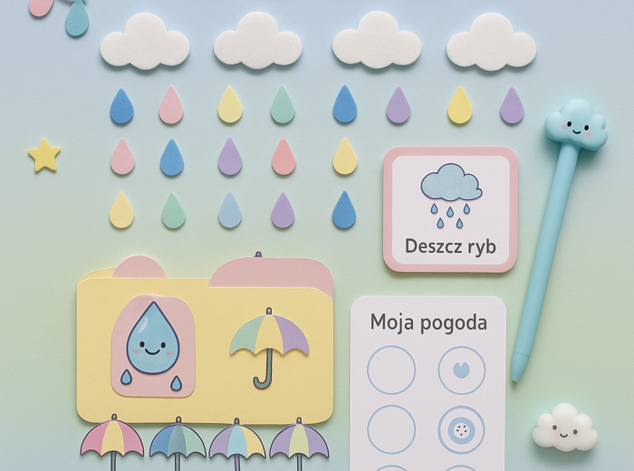 Lapbook „Wszystko o deszczu”