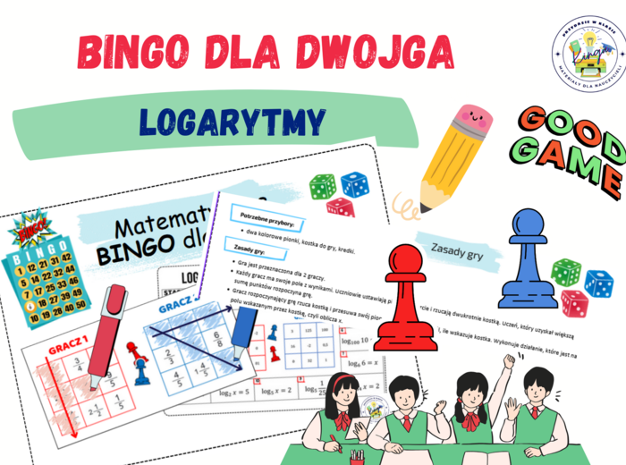 BINGO dla dwojga - Logarytmy / gra planszowa