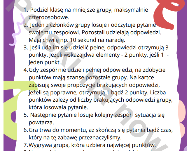 Gramatyczne 1,2,3! / Konkurs polonistyczny obejmujący wiedzę teoretyczną z zakresu fleksji i składni.