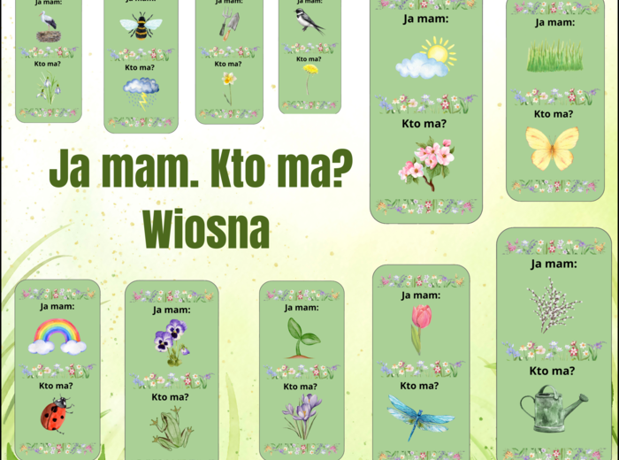 Ja mam. Kto ma? Wiosna
