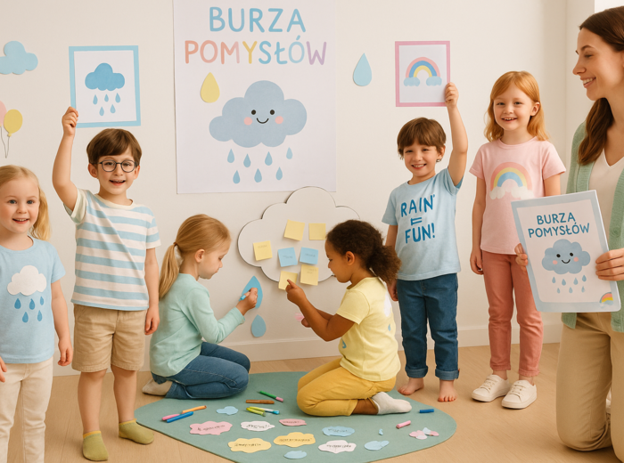 Scenariusz zajęć "Burza pomysłów — deszcz"